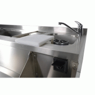 Table réfrigérée 2 portes avec bar à cocktails l760mm 7489.6000 COMBISTEEL_2