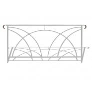 Bar3412c barrières urbaines - Urban'nt - en acier avec montants en fer plat, main courante moulurée et inox_2