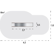 Toboggan réf-8001167 Hags - 0,45m à 1,50m de haut, pour enfants 3-12 ans_2
