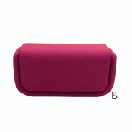 Pouf - table basse Basket - Softline - Feld rose 629, Petit_2