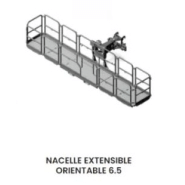 Nacelle extensible orientable pour chariot télescopique_2