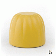Pouf design Gelée - Slide - Jaune_2