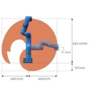 Robot Industriel Collaboratif 6 Axes Ufactory Lite 6 Préhenseur Électrique Gripp_2