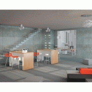 Table haute Média THM209 - électrification intégrée avec top access PC, USB, HDMI et structure métallique rigide_2