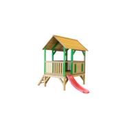 40900 - Structures de jeux combinées en bois Akela avec toboggan et escalier - Gamm Vert - Poids : 103 kg_2