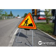 Panneau Triflash AK - Signalisation temporaire lumineuse pour chantiers et zones de travaux_2