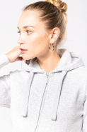 Sweat-shirt zippé capuche femme - Kariban Réf: K464 - 80% coton, 20% polyester_2