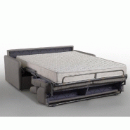 Canapé 3-4 places Eclipse convertible express 160 cm - matelas 18 cm microfibre taupe - ouverture rapide_2
