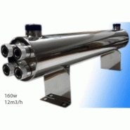 Stérilisateur UV 160W - Ampoule Philips Germicide UV-C - Acier inoxydable - Débit 12 m³/h_2