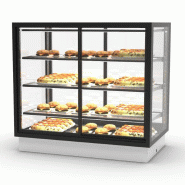 Vitrine chauffante INTEGRA Drop-In - 4 niveaux - 1000 mm - H815 mm | Sayl Barcelona - 815 mm, Accès avant et arrière_2