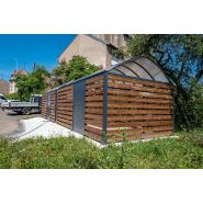 Abri vélos sécurisé en bois - Vision, modulable avec porte sécurisée et finitions personnalisables_2