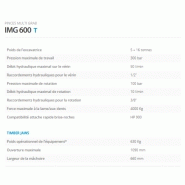 Pinces multi grab IMG 600T - Indeco Ind. Spa - Outils de démolition et manutention_2