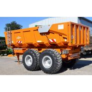 Benne TP avec porte hydraulique et béquille de sécurité intégrée