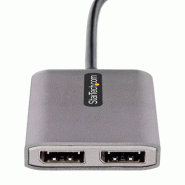 Hub USB-C MST à  2 ports - Adaptateur Multi-Moniteur USB Type-C vers 2x DisplayPort pour Ordinateur P_2
