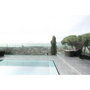 Ninfa 5 - garde-corps - faraone - en verre trempé feuilleté - dimensions de la section du profil : 101 x 148 mm_2