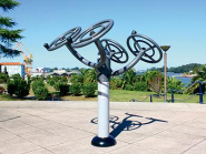 Urba Gym Volant - Appareil de fitness de plein air - Acier peint à la poudre - Norme EN 16630_2