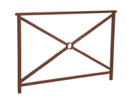 Barrière de Ville Main Courante - 1000 & 1500 mm - Hauteur 1180 mm - Tubes Acier 35x35 mm_2