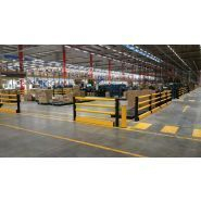 Barrière de protection flexible indutrielle déformable - pedestrian barrier_2