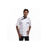 Masterchef-blanc-noir-mc-s - veste de cuisine - manelli - coloris blanc_2