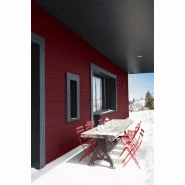 Peinture bois extérieur Climats Extrêmes® V33 - Rouge basque brillant 0.5 L - Glycéro, pour bois neufs et anciens_2