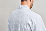 Veste chef cuisinier manches courtes Coolchecker - Fermeture à 10 boutons - Réf: PR902_2