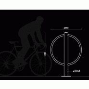 Arceau Norea - Mobilier inox pour ville harmonieuse - Hauteur 1200mm - Fixation par scellement ou platine_2
