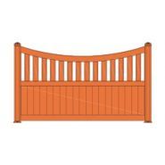 Clôture Sautet - Maine Clôtures - Semi-ajourée - Forme droite, bombée ou incurvée - Garantie 5 ans_2