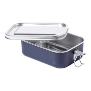 Boîte à lunch - acier inoxydable recyclé - 750 ml - corps coloré et couvercle contrasté_2