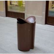 Poubelle publique 106v - Viola - Fima - structure en fusion d’aluminium peint_2