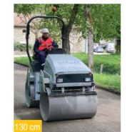 Compacteur tandem vibrant 100 à 140 cm, utilisé pour le compactage d'enrobés ou de sous couches : sable, gravier... - disponible en location_2