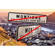 Panneau de localisation sortie d'agglomération EB20 (1 ligne et 1 mention)_2