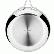 Poêle inox triple paroi 200mm | Vogue - FS668_2