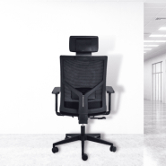 Fauteuil de bureau ergonomique ZACK - neuf - synchrone avec support lombaire réglable et accoudoirs Soft touch_2