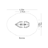 Jeu sur ressort Bonnie, 6 places pour aires de jeux - réf 8057394 - Hags_2