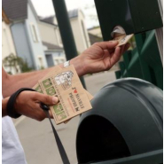 Ramasse crottes cartonné - 100 % biodégradable et compostable - carton de 720 sachets - imprimé 'J’aime ma ville propre' - Fabriqué en Europe_2
