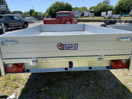 Remorque Benne SARIS - 306 x 184 cm - PTAC 3500 kg - 2 Essieux - Freinée - Pompe électrique - Référence 44540_2