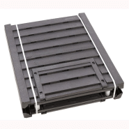 Composteur Thermo Wood - apparence bois - 600L - polyéthylène - couleur marron - fabrication française GARANTIA_2