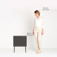 Poubelle Bo Touch Bin - 3 x 11 litres - Blanche - Idéale pour trier les déchets avec style_2