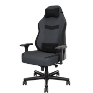 Siège réglable en tissu déperlant avec mousse de haute densité 55 kg/m3 - ORAXEAT TK800F - Gris foncé / Noir - Réf : ORX_TK800F_BKLG_2