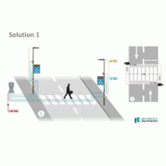 Système d'éclairage et de signalisation interactif pour passages piétons._2