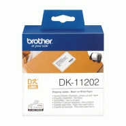 Brother DK-11202 ruban d'étiquette Noir sur blanc_2