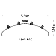 Panneaux d'éveil NEOS Arc réf-8069349 - Hags - Pour enfants de 1 à 12 ans - Dimensions 5800x1950x2250 mm_2