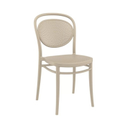 Chaise empilable en résine MARCEL - Stamp - Renforcée fibre de verre - Usage extérieur - Anti-UV_2