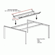 Guide câbles horizontal pour bureaux bench Star - Mobel Linea - 138_2