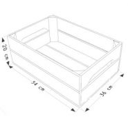 Caisse de Noël S2 en bois gravée au laser - Simply à Box - L54xH20xP36 cm - Made in France_2