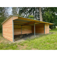 Box et abri en poteaux métal - BOX021 - LCI Cheval - robustesse et confort pour chevaux_2