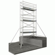 Échafaudage roulant aluminium - Neolium 300 Line Comabi SNC - Hauteur de travail maximale 14 m - Performance aluminium soudé_2