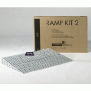 Kit rampes modulaires - larges de 75 cm - pour seuils jusqu'à 15 cm - résistantes et légères_2