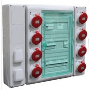 MCSCKA0108M2 - Armoire électrique de chantier - H2MC - Coffret de prises tétra 63A IP44 6kA - Pattes de fixation murale_2