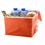 Sac isotherme - fermeture-éclair en PVC - renfort en aluminium - capacité pour 6 boîtes de 0,33 l_2